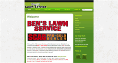 Desktop Screenshot of benslawnservice.com